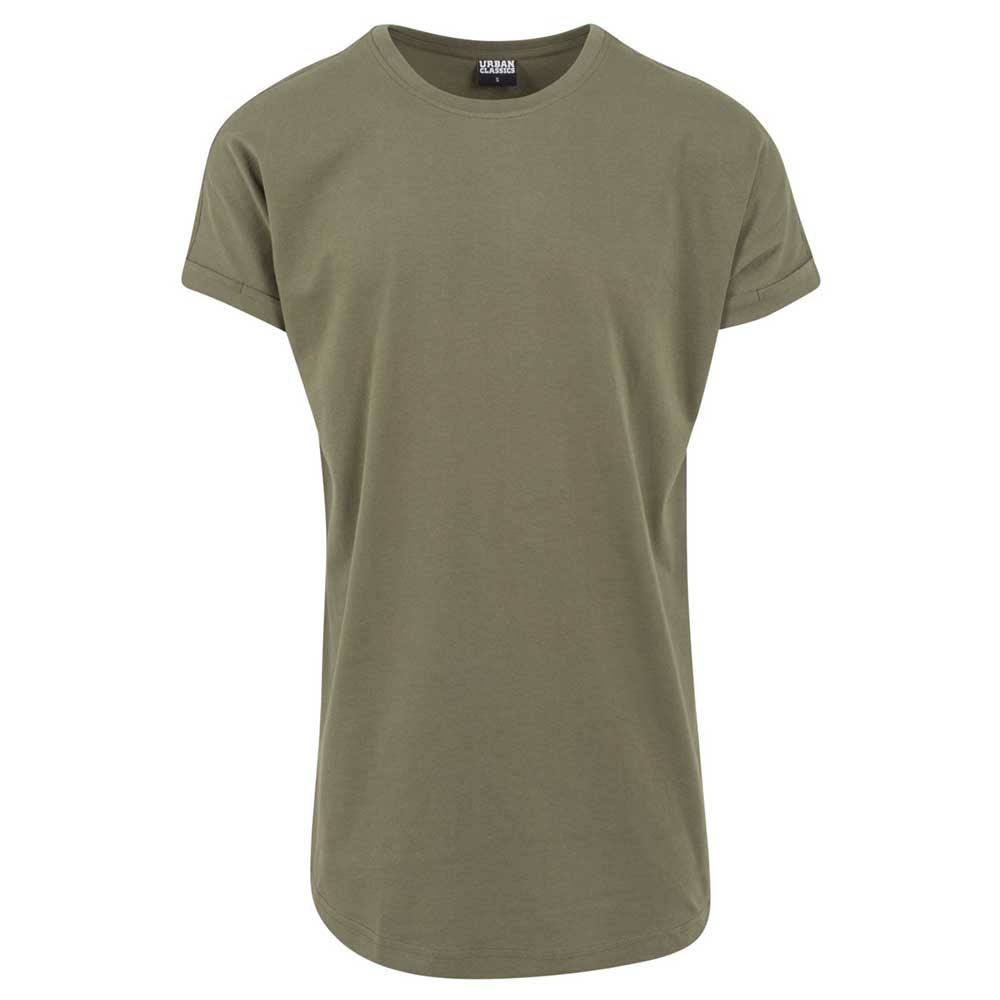 Urban Classics - Long Shaped Turnup Tshirt Homme - Vert Product image